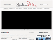 Tablet Screenshot of madrilanea.com